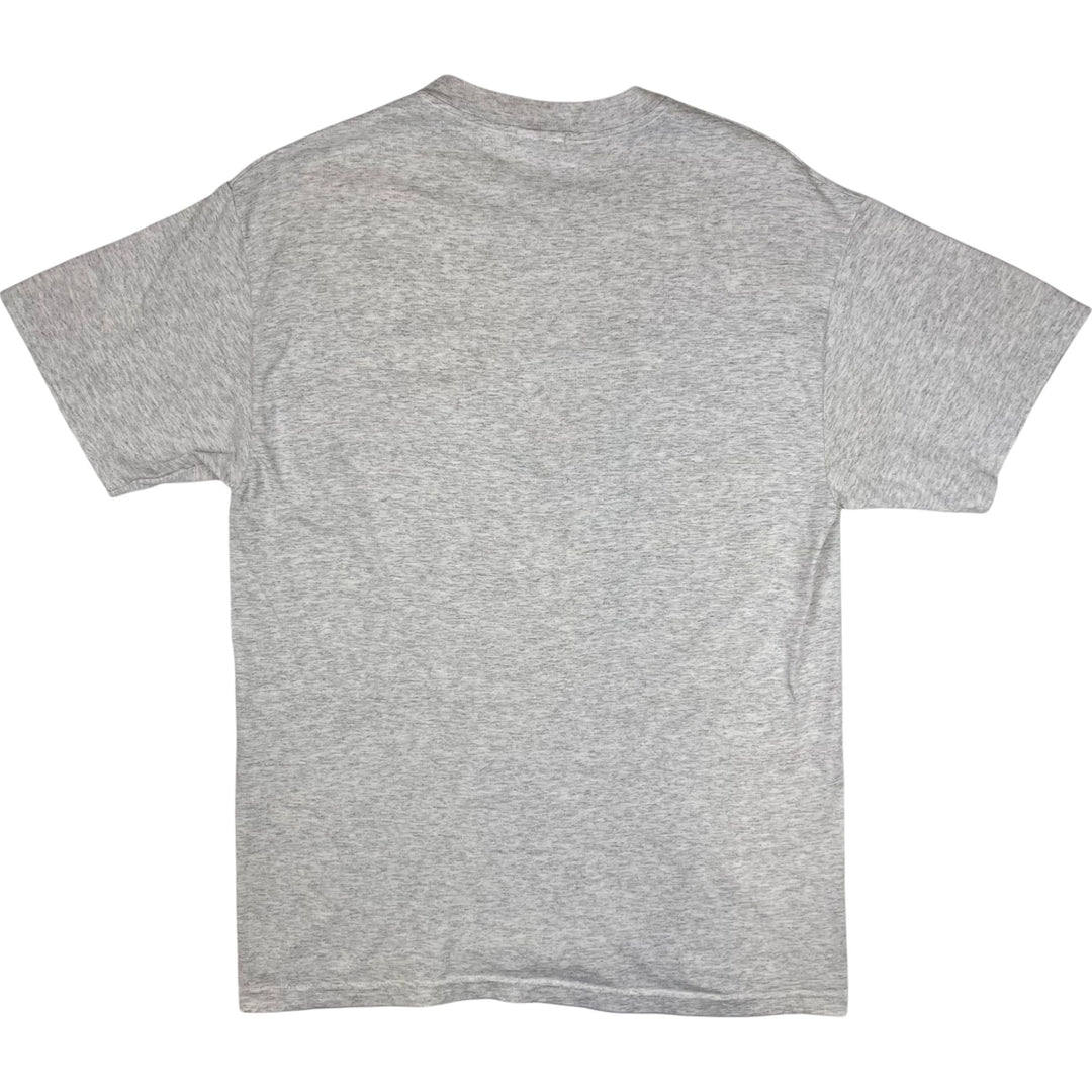 Vintage 1996 Domino's Pizza Turkey Trot Hanes Heavyweight Graphic T-shirt Grey