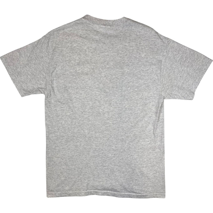 Vintage 1996 Domino's Pizza Turkey Trot Hanes Heavyweight Graphic T-shirt Grey