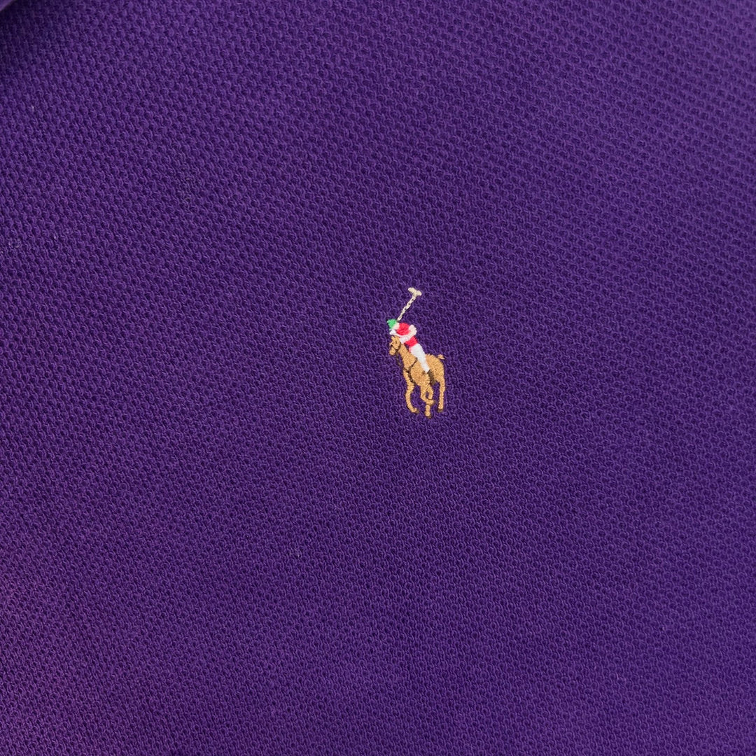 Polo Ralph Lauren Quarter-Zip Sweatshirt Purple