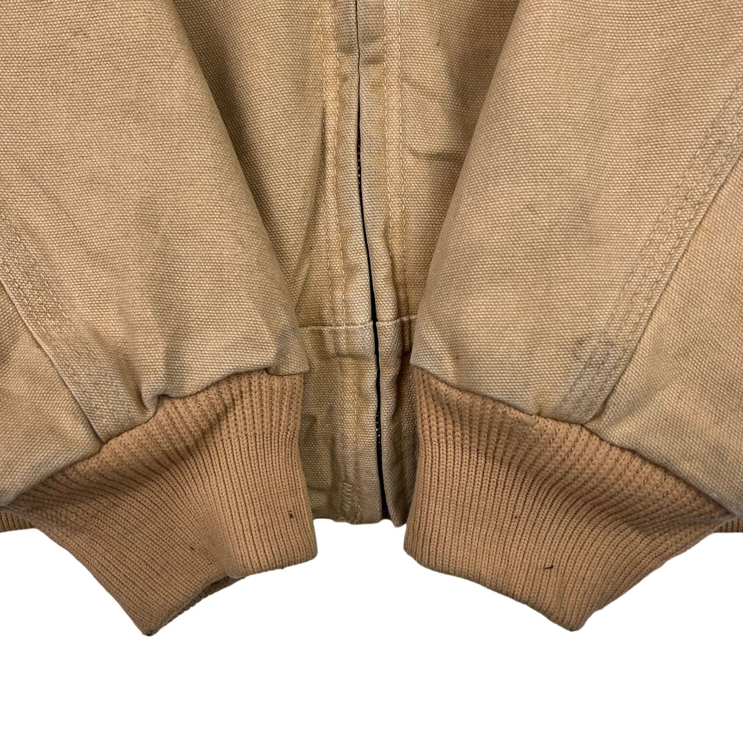 Vintage 90's Carhartt Active Workwear Jacket Beige J06 WET