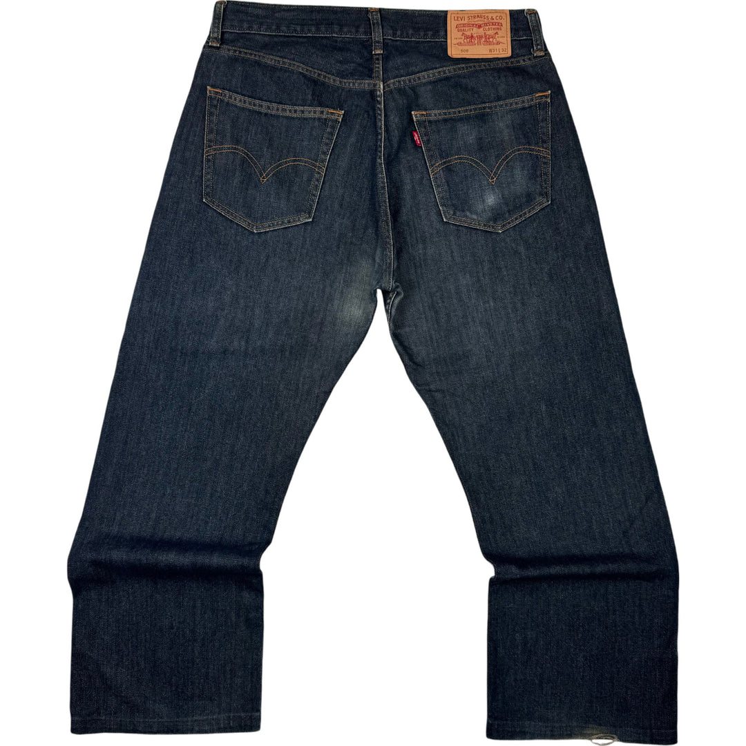 Levi's 508 Denim Jeans Blue Dark Wash