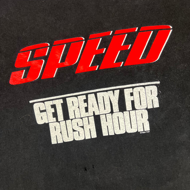 Vintage 1994 Speed Get Ready For Rush Hour Movie Promo Single Stitch Oneita T-shirt Black Rare
