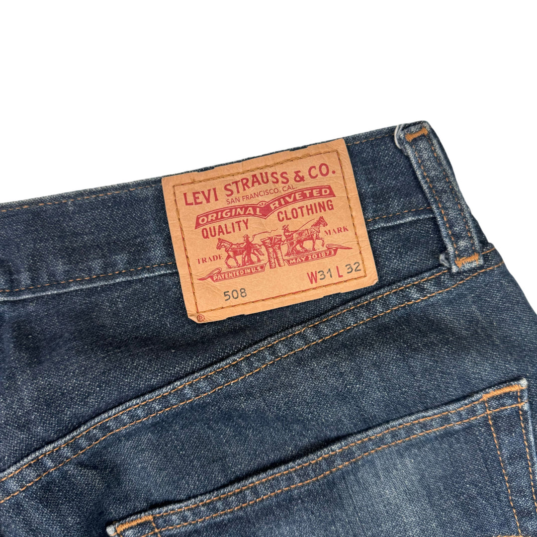 Levi's 508 Denim Jeans Blue Dark Wash