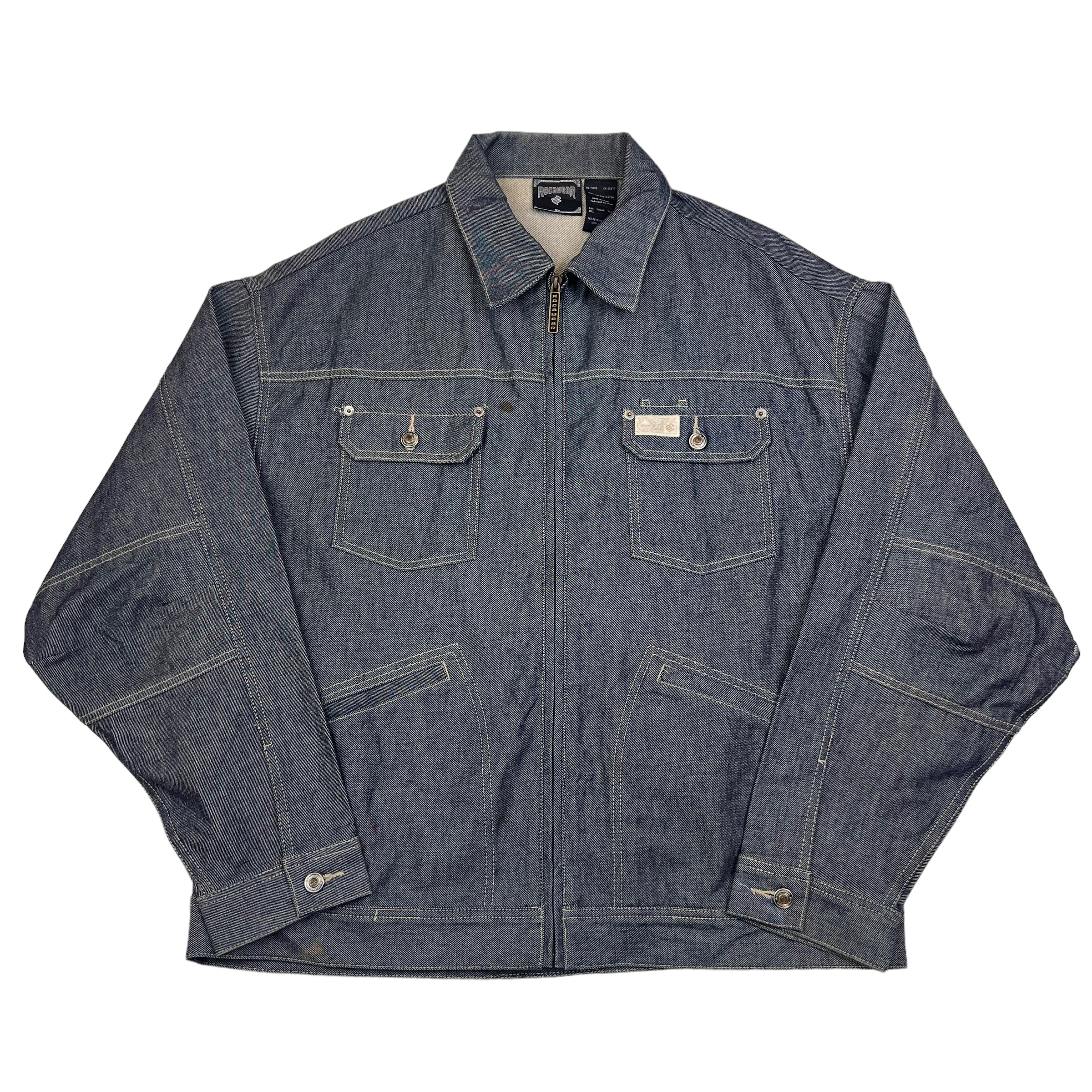 Roca Wear Grey Denim Jacket Bring It Back - Main Image