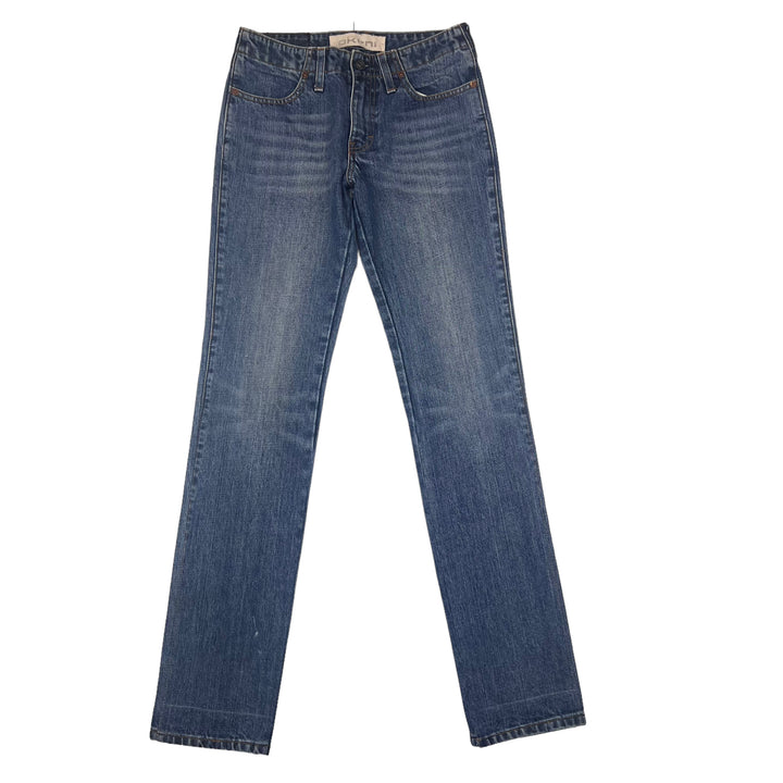 Evisu Straight Leg Blue Denim Jeans