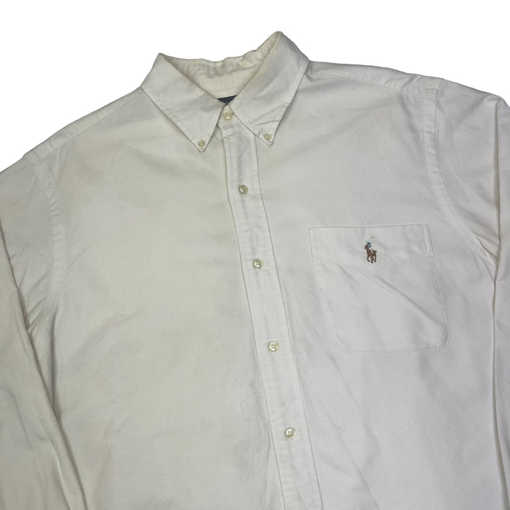 Ralph Lauren White Long Sleeve Shirt