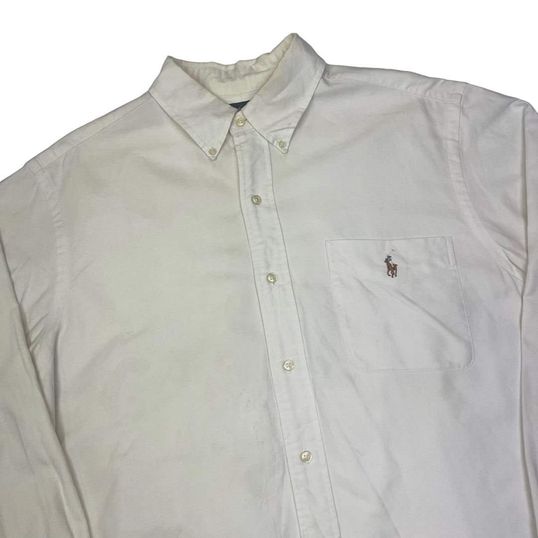Ralph Lauren White Long Sleeve Shirt