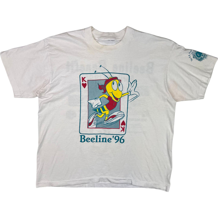 Vintage 1996 Beeline Graphic Single Stitch T-shirt White