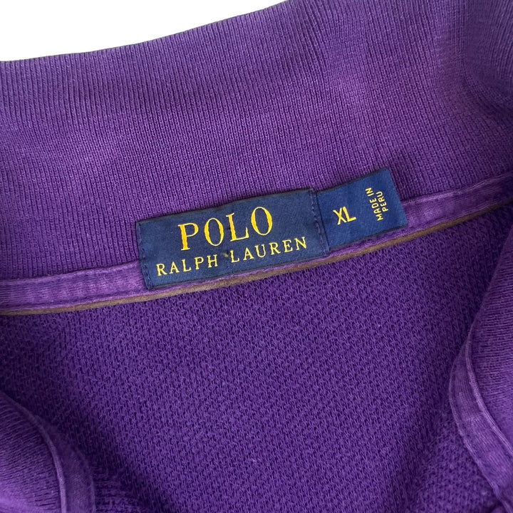 Polo Ralph Lauren Quarter-Zip Sweatshirt Purple