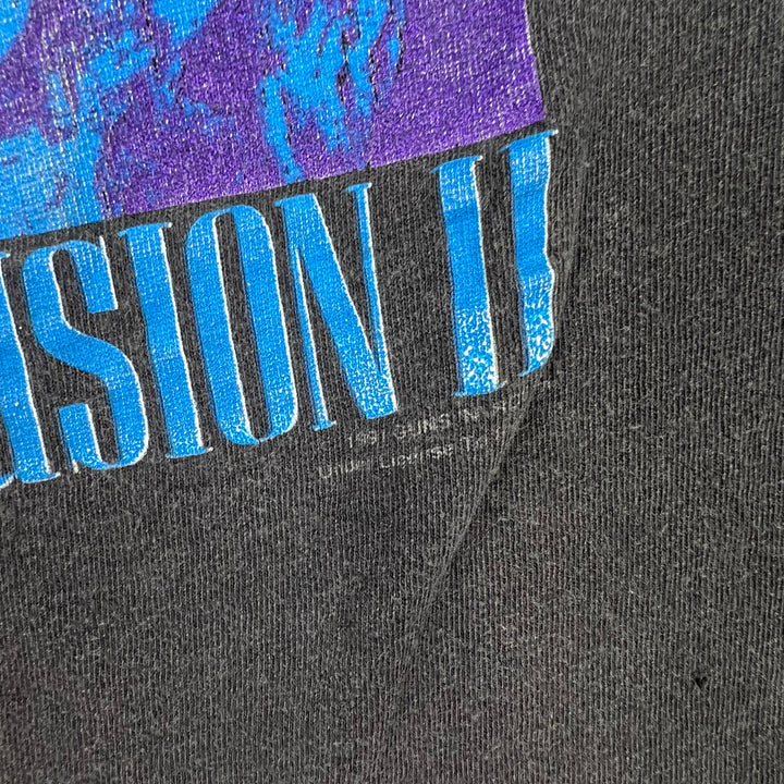 Vintage 1991 Guns N' Roses Use Your Illusion 2 Tour Graphic T-shirt Brockum Black Rare