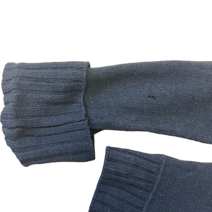 Vintage Dolce & Gabbana Zip-Up Knit Sweater Grey