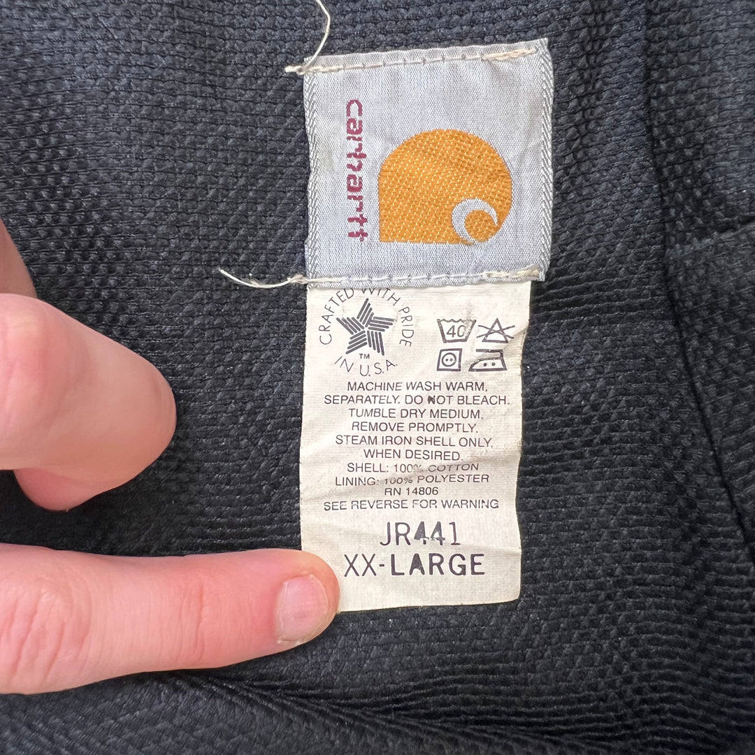 Vintage 1994 Carhartt Thermal Lined Active Jacket Teal JR441 Rare