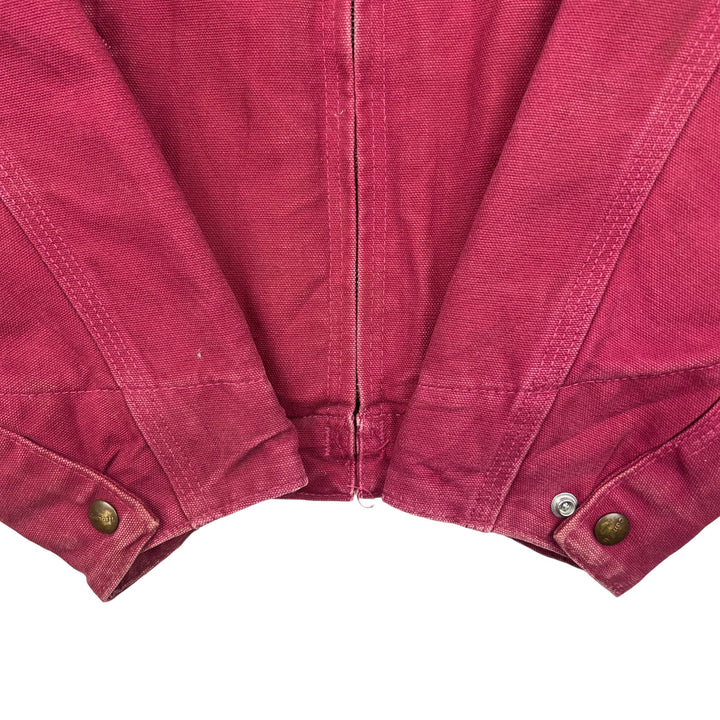 Carhartt Sherpa Lined Detroit Jacket Ruby Rose Women's WJ097 RBY Rare
