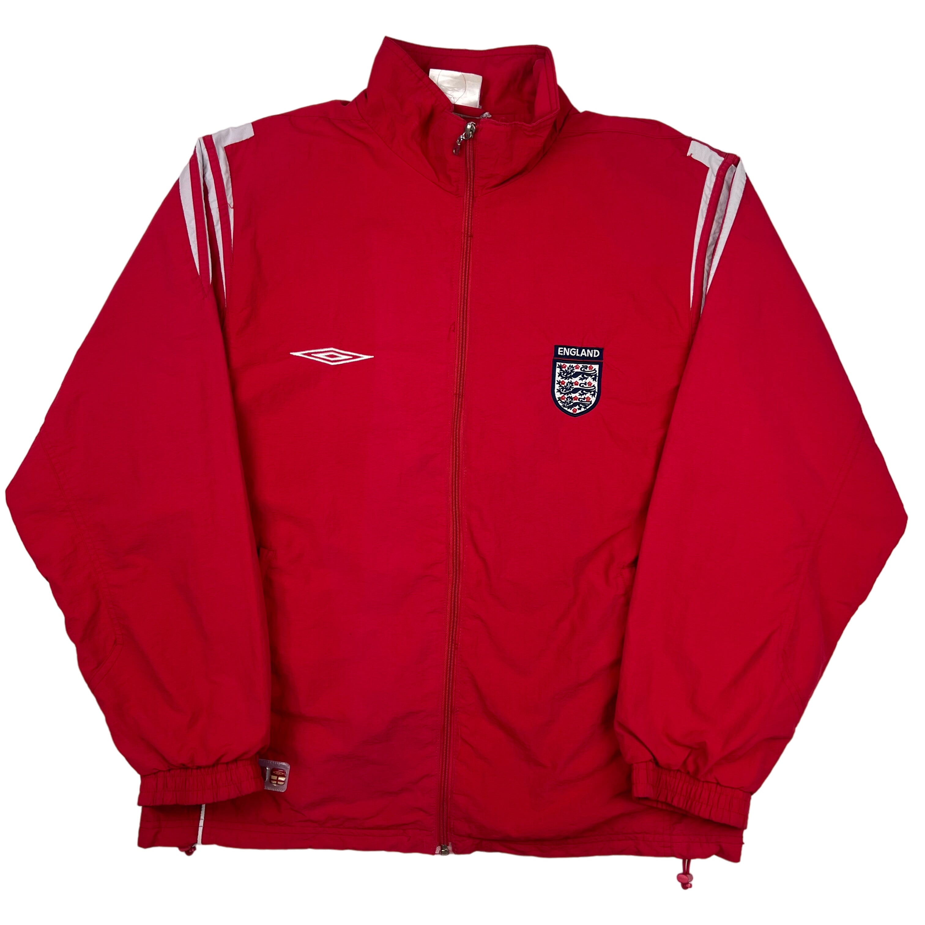 Umbro England 90's Red Track Jacket | Bring It Back