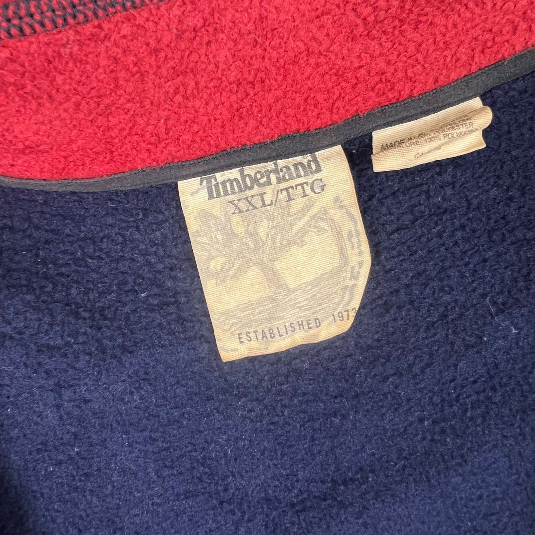 Vintage Timberland Full-Zip Fleece Navy