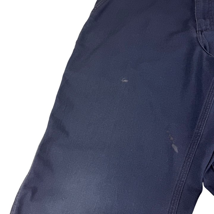 Carhartt Wide Leg Workwear Trousers Navy