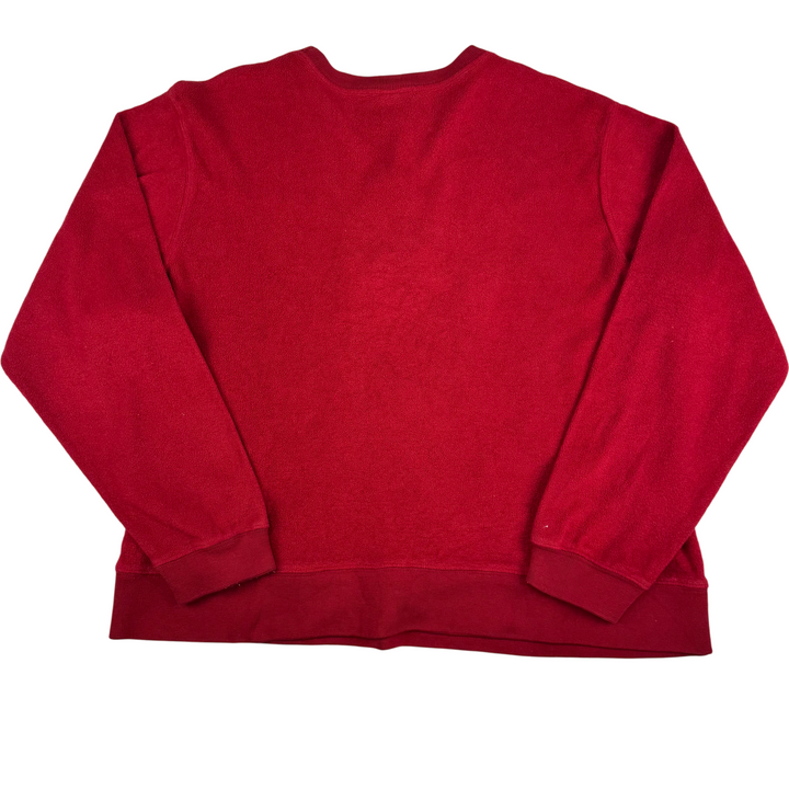Disney Mickey Mouse Graphic Pullover Sweatshirt Red