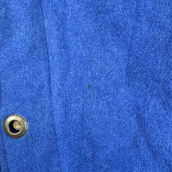 Vintage Gimel Full-Zip Wool Barn Coat Jacket Blue