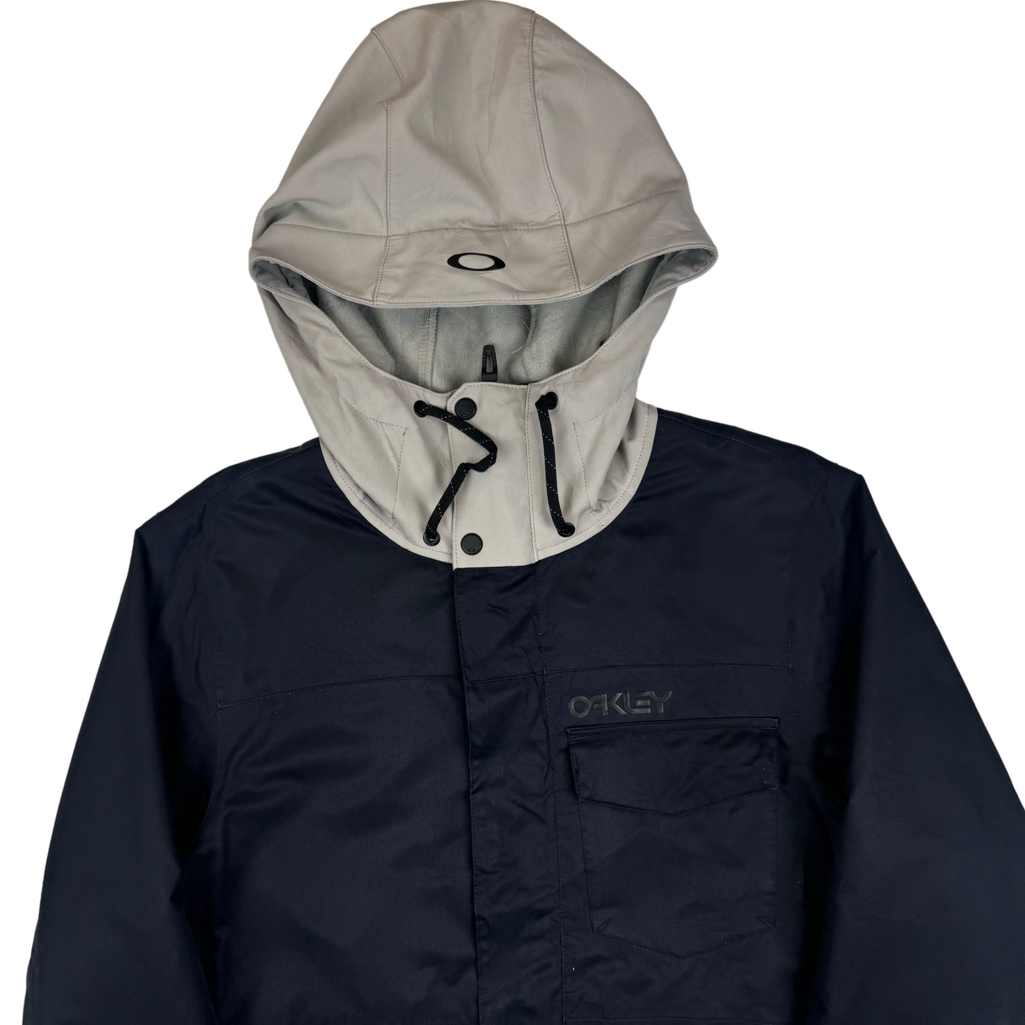 Oakley navy hotsell insulated parka coat hooded