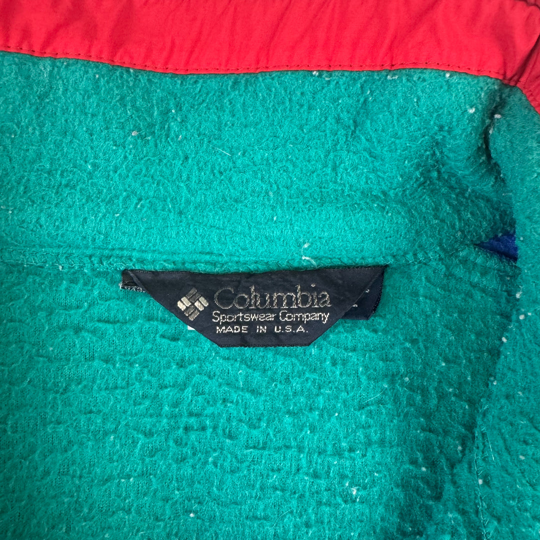 Vintage Columbia 90's Full-Zip Fleece Jacket Teal