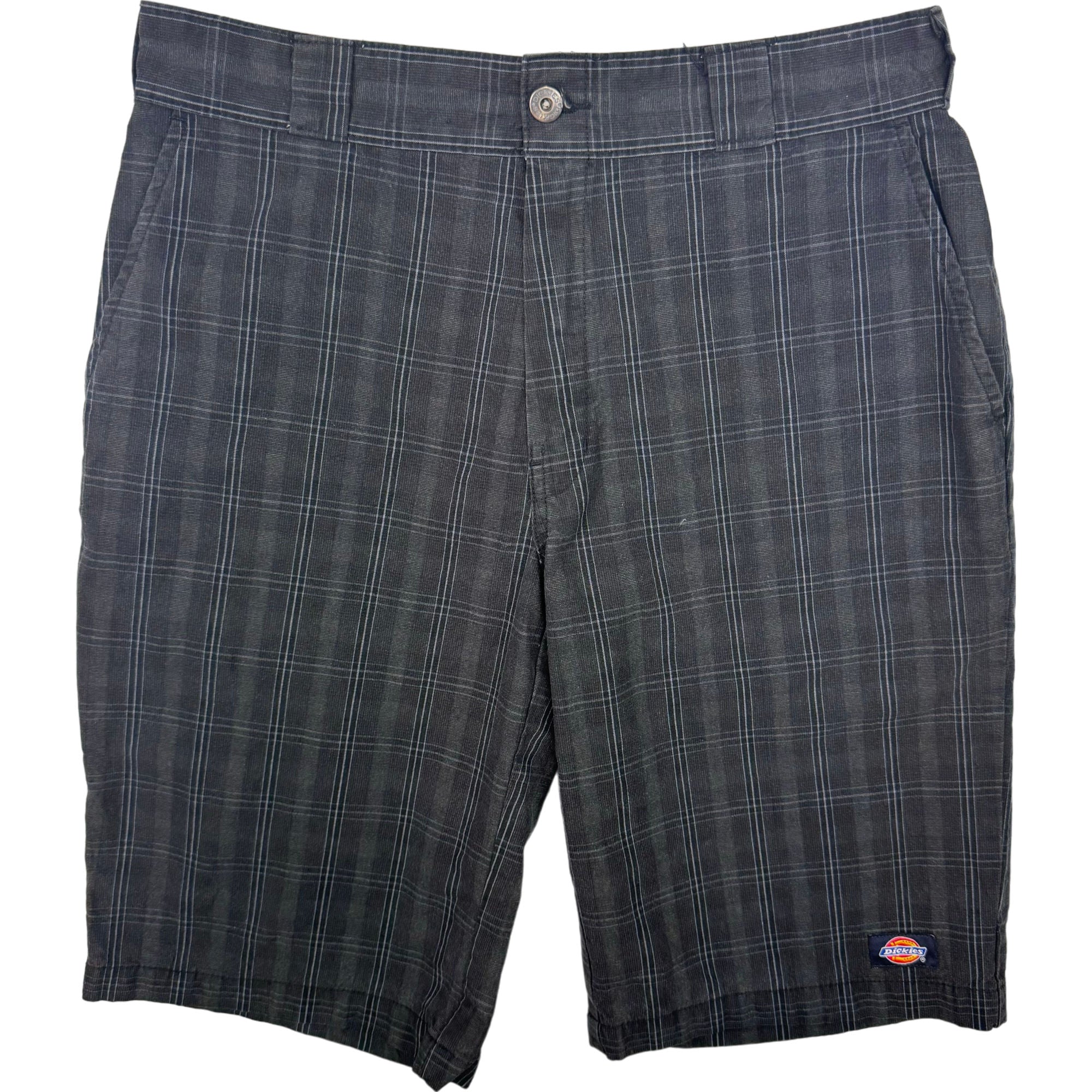 Dickies Plaid Work Shorts Gray Bring It Back