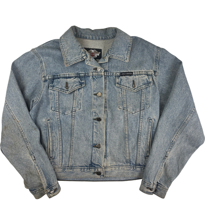 Vintage Harley-Davidson Denim Jacket Blue