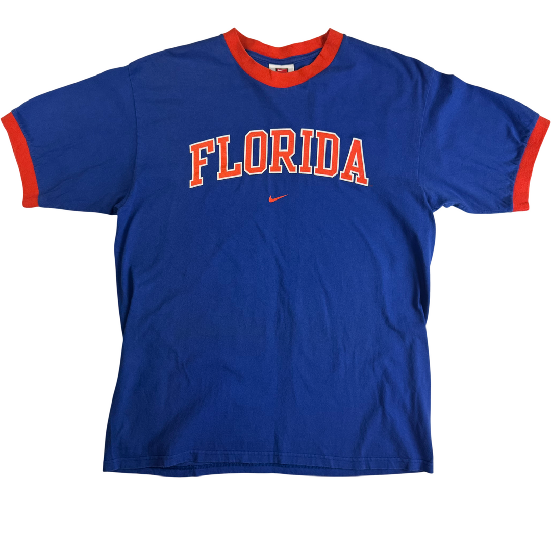 Nike 90's Florida Graphic Swoosh T-Shirt Blue