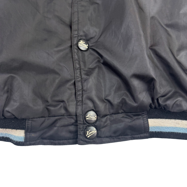 Vintage Kani Sport 90's Brooklyn NYC Varsity Jacket Black