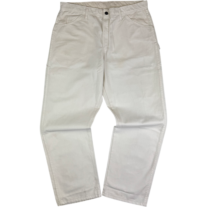 Dickies Carpenter Workwear Trousers White