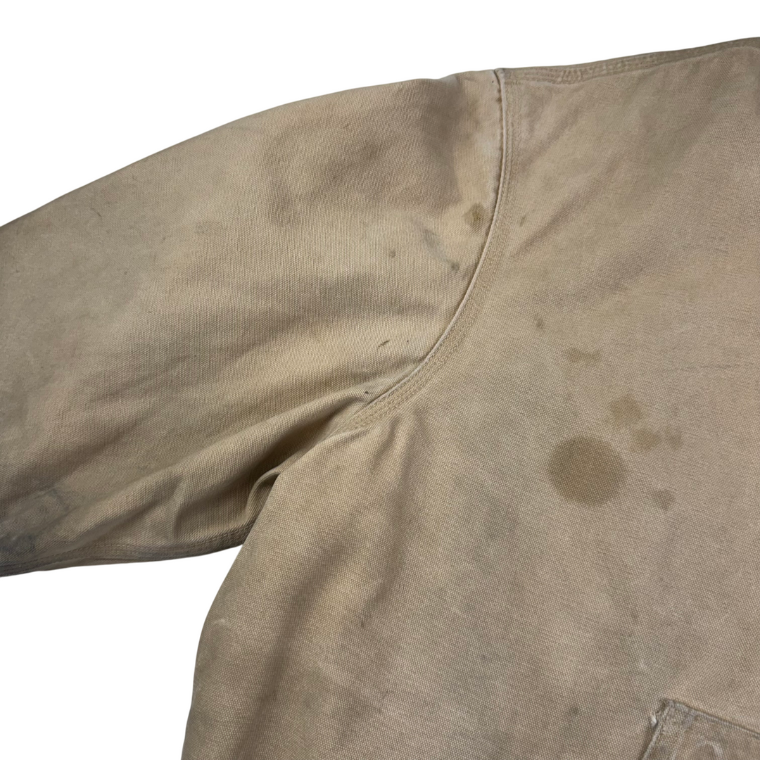 Carhartt Active Full-Zip Workwear Jacket Beige J06 WET