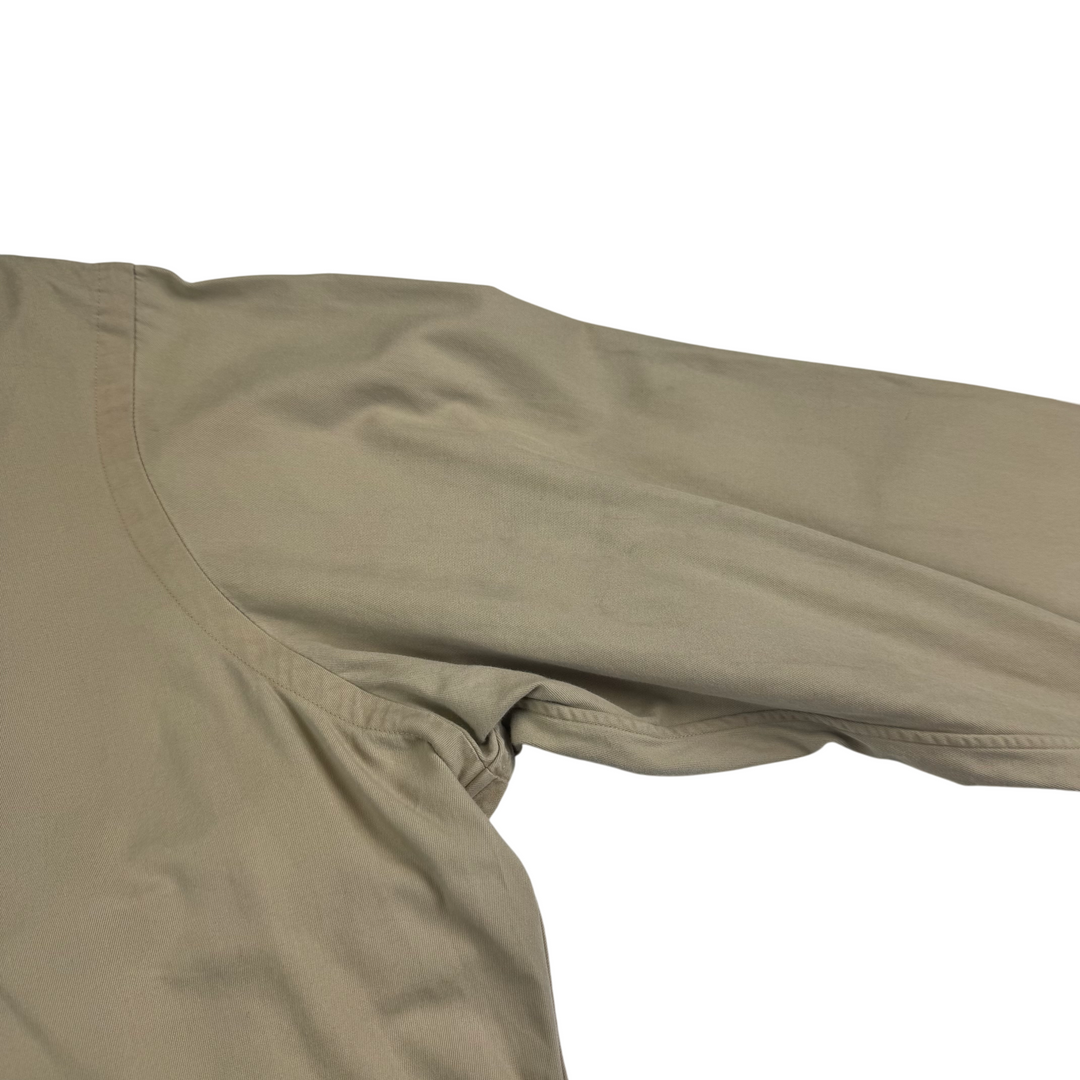 Ralph Lauren Classic Fit Long Sleeve Button Down Shirt Tan Beige