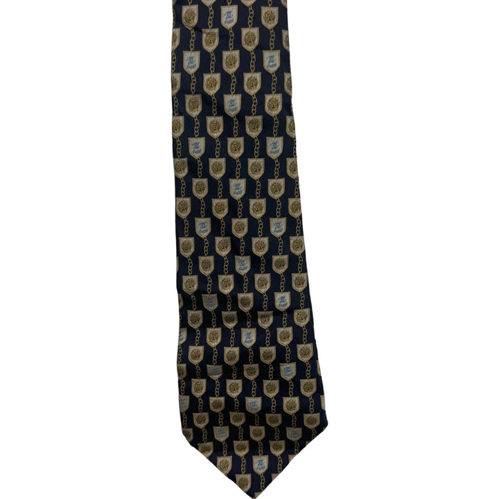 Chanel Paris Chain Patterned Silk Tie
