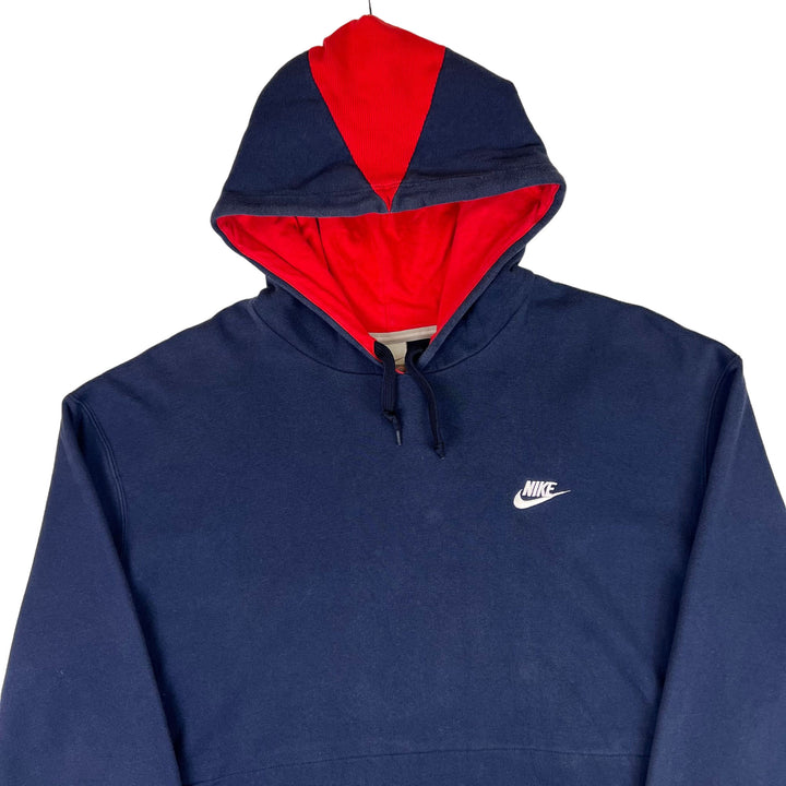 Nike 00's Hooded Sweatshirt Blue Red