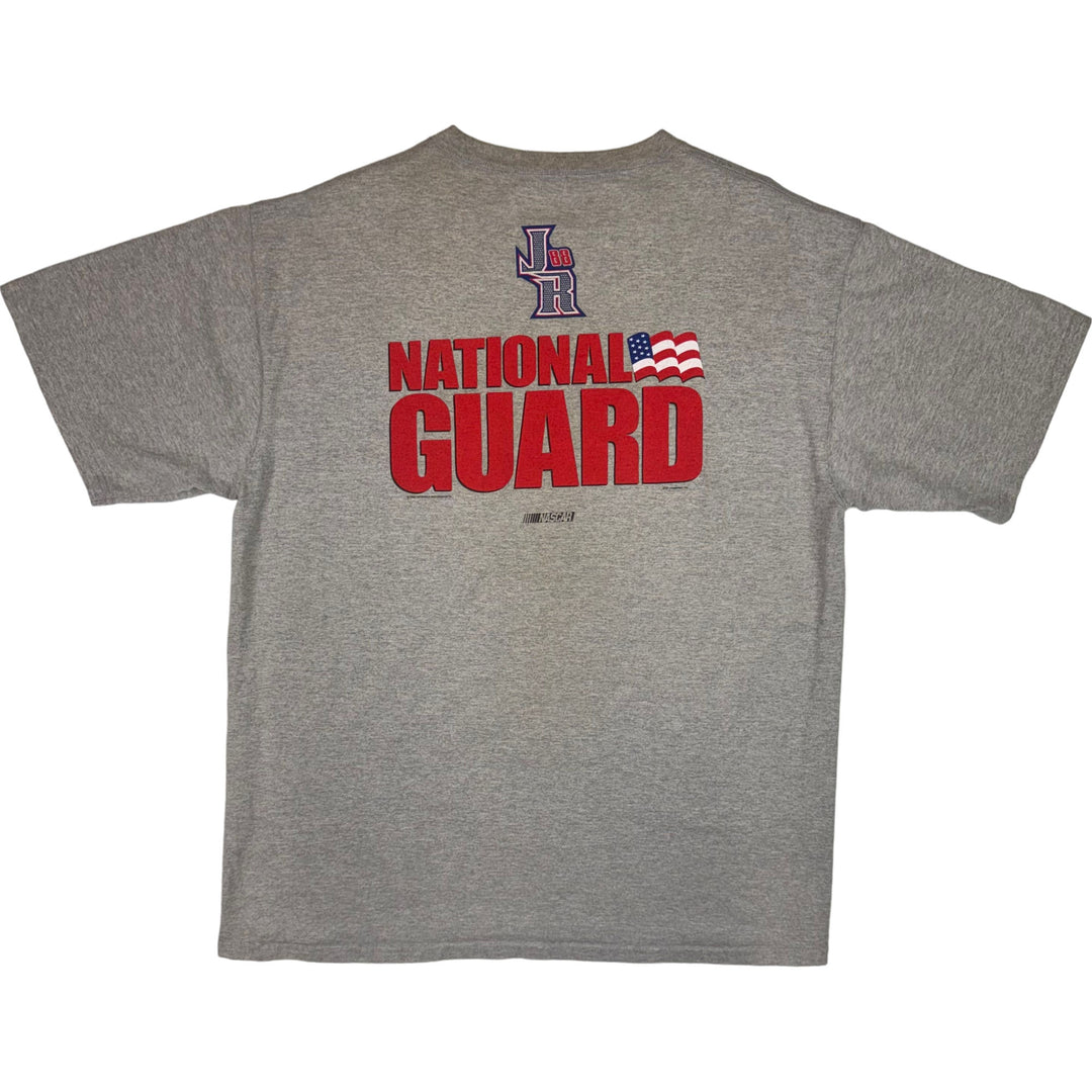 NASCAR Dale Jr National Guard 2009 Graphic T-shirt Grey