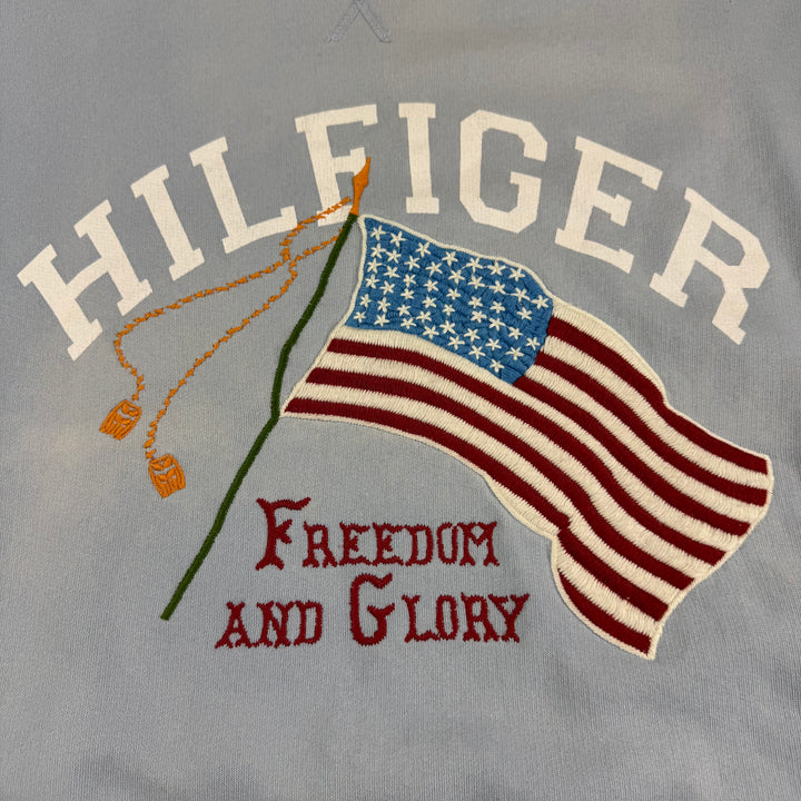 Tommy Hilfiger Freedom and Glory Embroidered Sweatshirt Blue