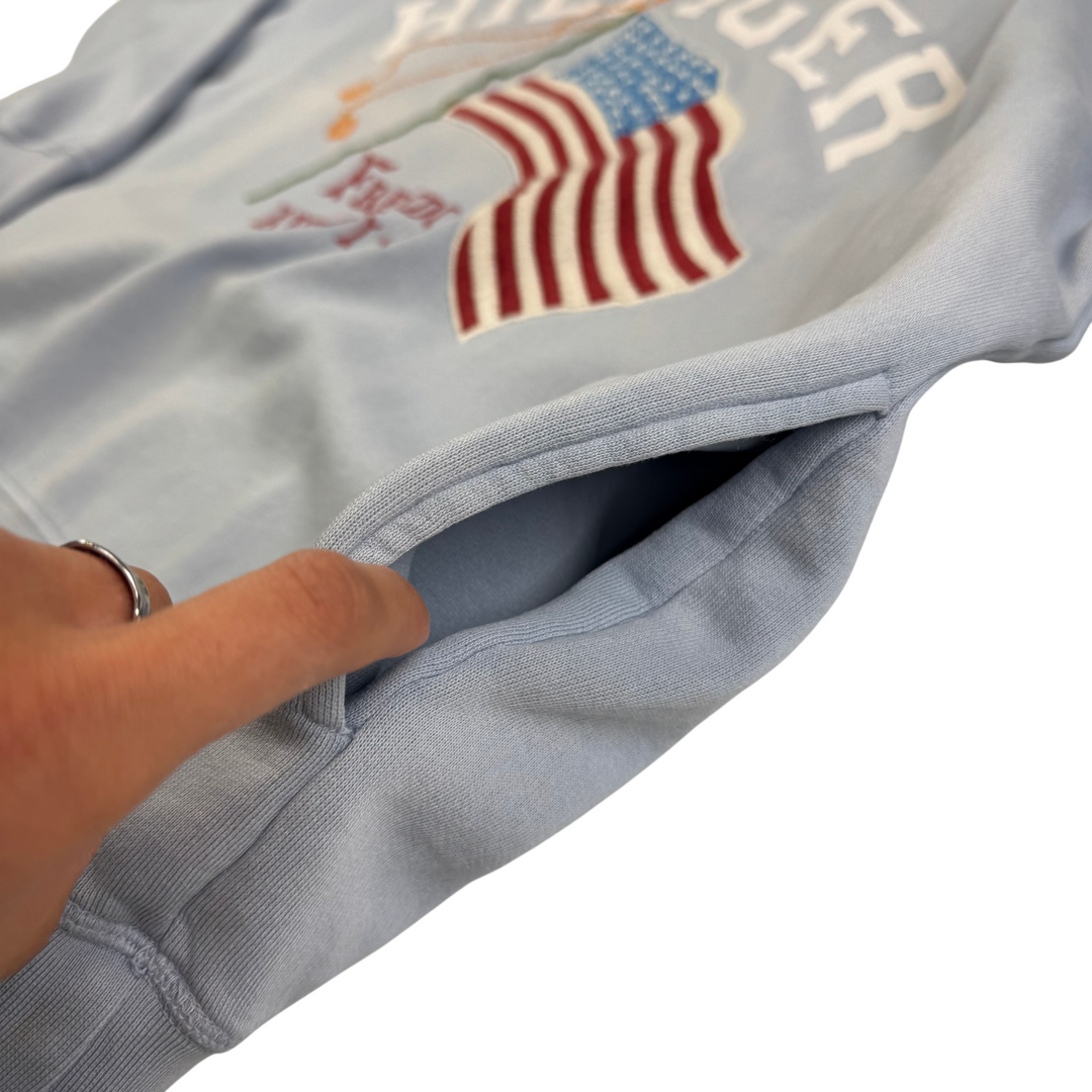 Tommy Hilfiger Freedom and Glory Embroidered Sweatshirt Blue