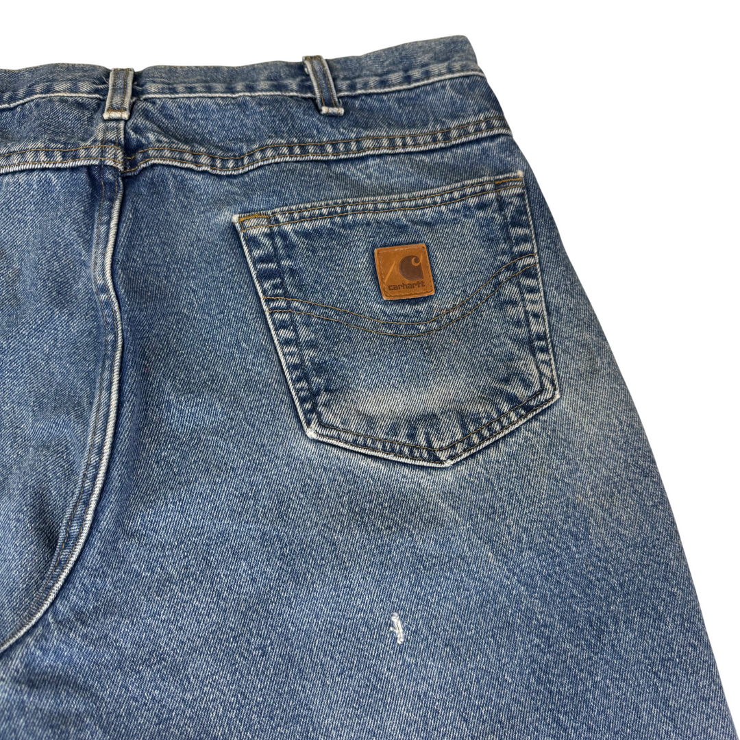 Carhartt B17 DST Relaxed Fit Baggy Denim Jeans Blue