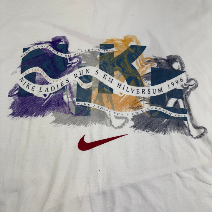 Vintage Nike 90's Ladies Run Graphic T-Shirt White