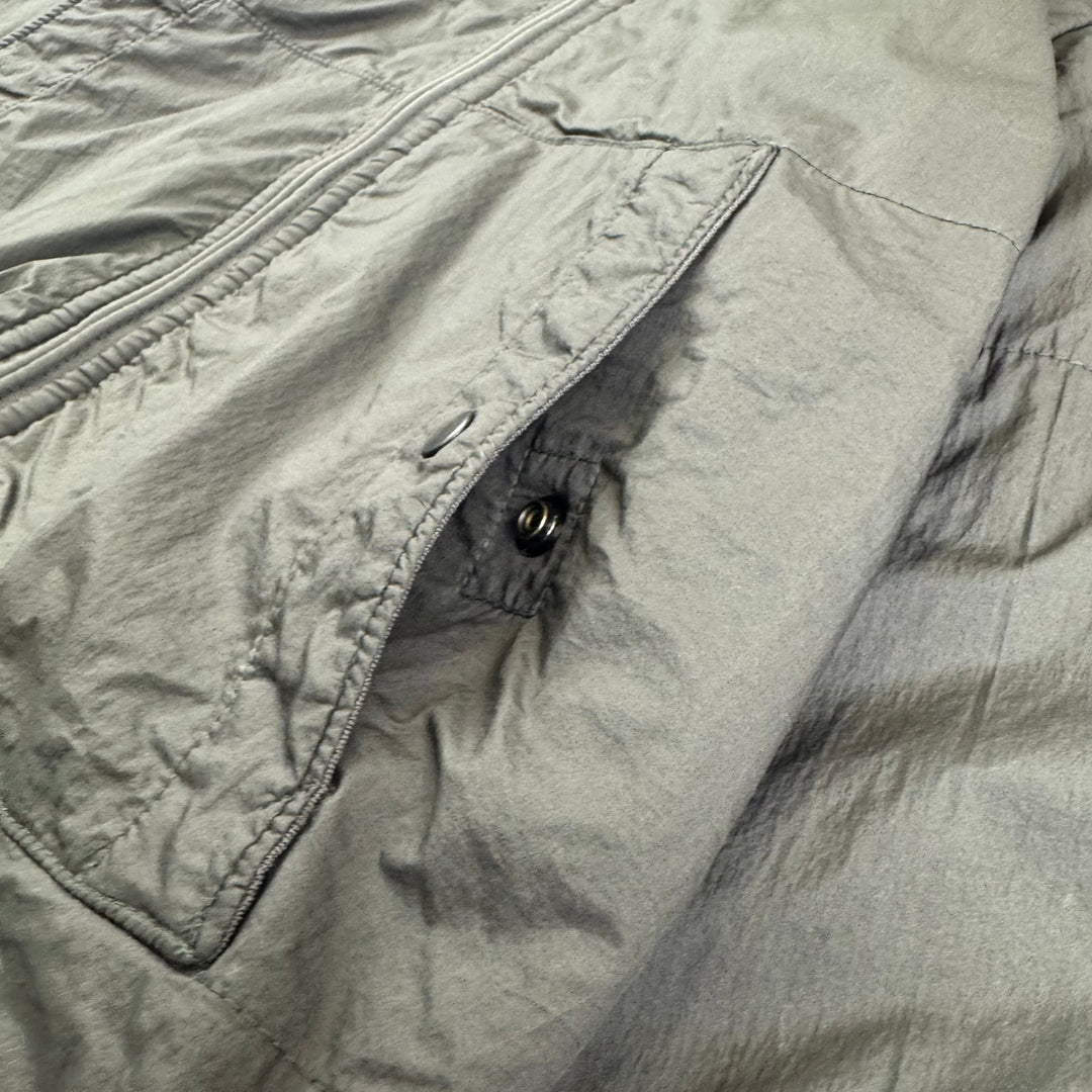 Stone Island Junior Hooded Jacket Grey