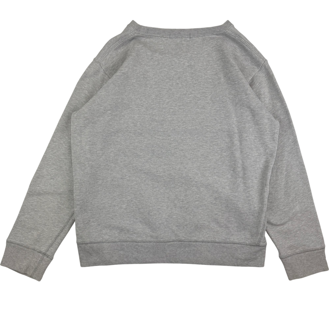 Burberry Embroidered Logo Sweatshirt Grey