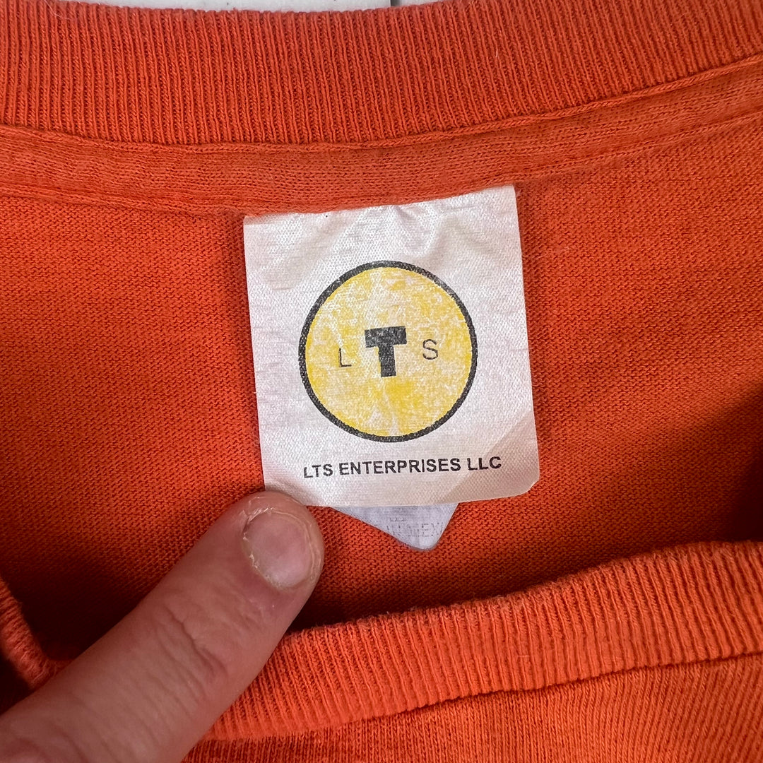 Vintage Costume Single Stitch Graphic T-Shirt Orange