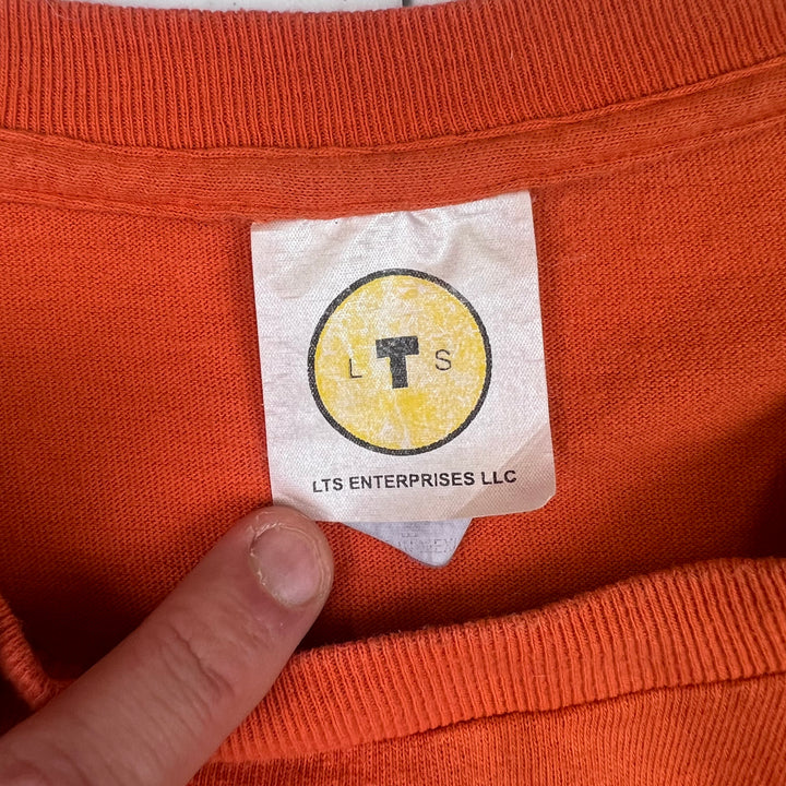 Vintage Costume Single Stitch Graphic T-Shirt Orange