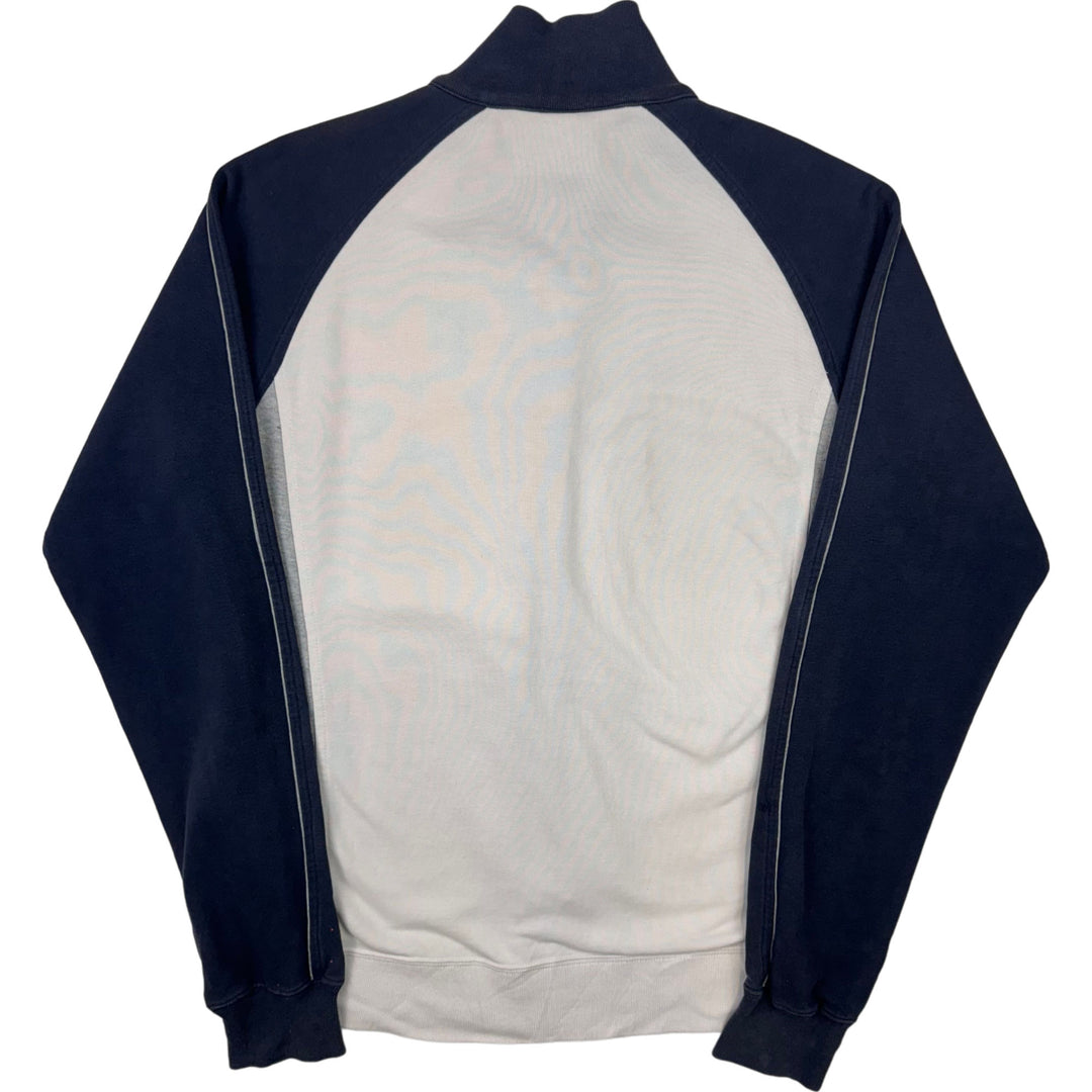 Champion Full-Zip Sweatshirt Navy White Grey