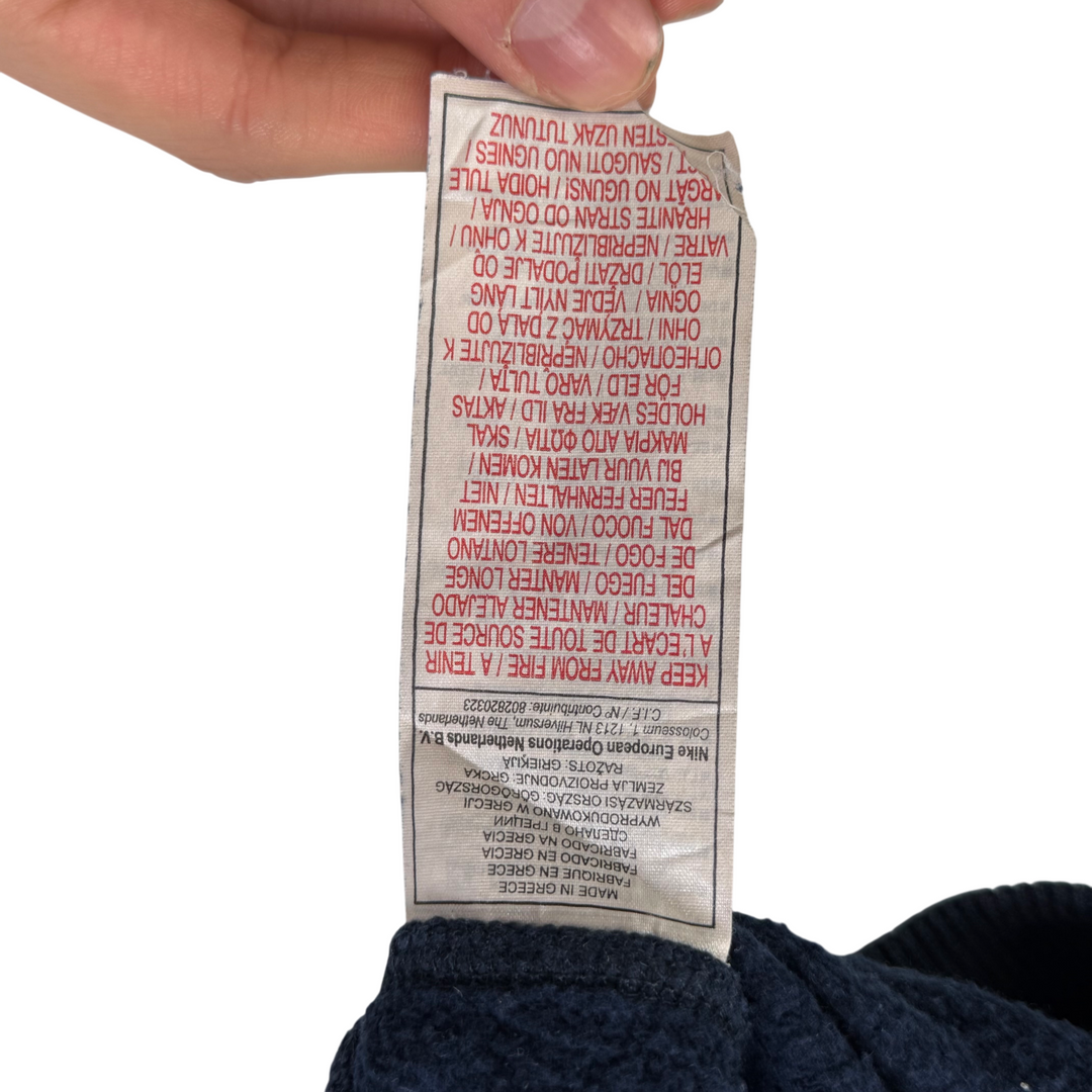 Nike 00's Mini Swoosh Embroidered Sweatshirt Navy