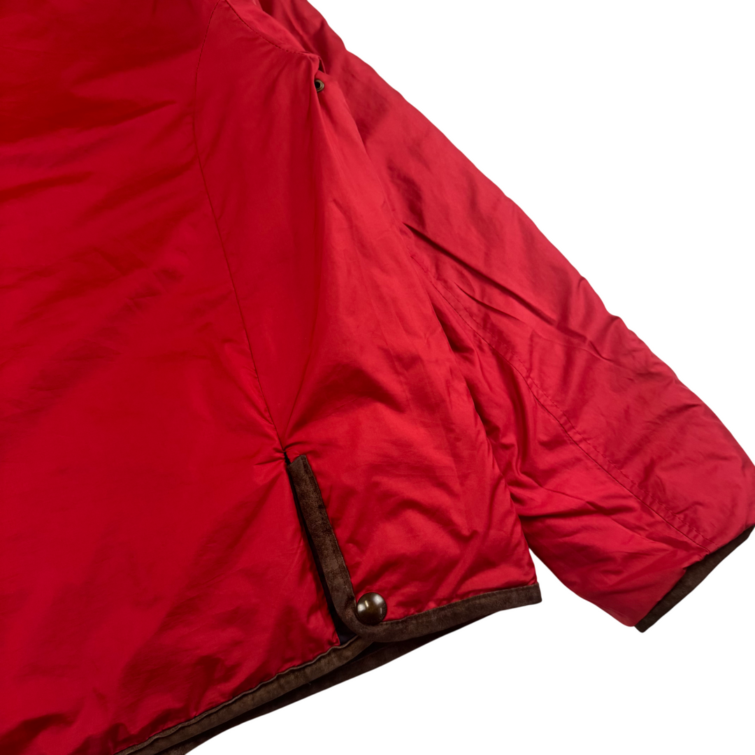 Vintage Polo Ralph Lauren Reversible Quilted Jacket Navy Red