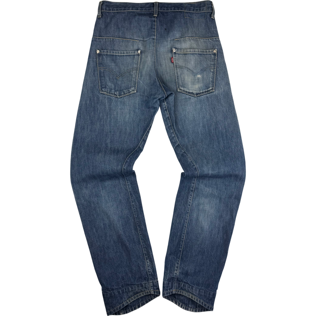 Levi's Vintage 90's Distressed Denim Jeans Blue