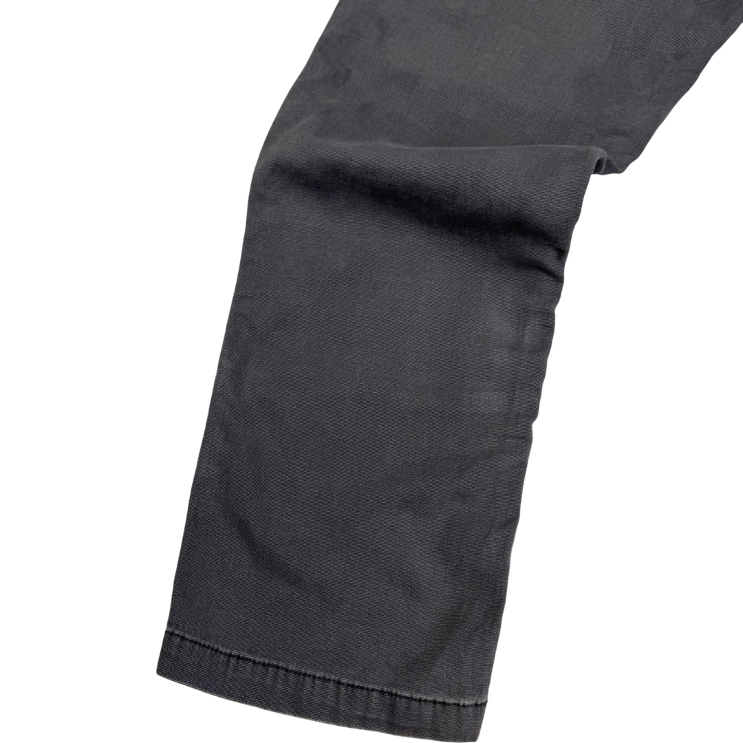 Carhartt Relaxed Fit Double Knee Cargo Workwear Trousers Grey