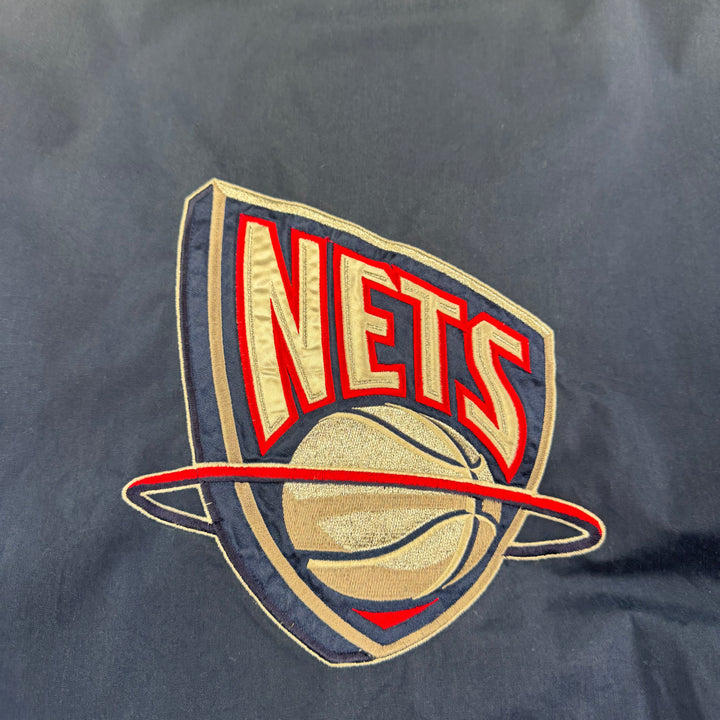 Vintage NBA New Jersey Nets Unique Sports Generation Reversible Jacket Navy