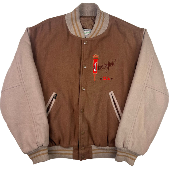 Horseland Chesterfield Varsity Jacket Beige