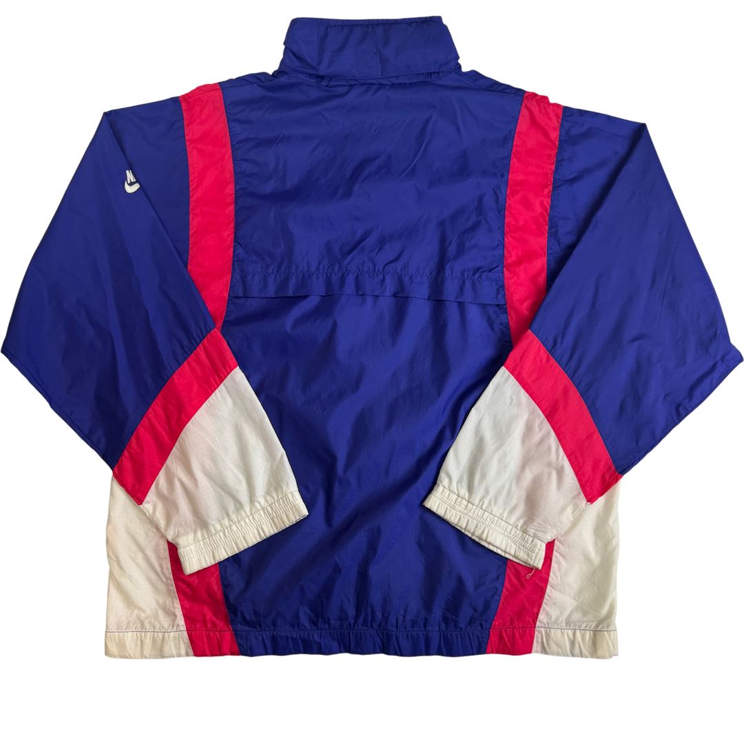 Vintage Nike 90's Full-Zip Track Jacket Blue Red
